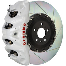 Cargar imagen en el visor de la galería, Brembo 19+ X5 (G05)/20+ X6 Delantero GT BBK 6 Pistones Fundido 405x34 2pc Rotor Ranurado Tipo 1 - Blanco