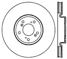 Cargar imagen en el visor de la galería, StopTech Power Slot 04-08 Accura TL (Brembo Caliber) Front Left Slotted CRYO Rotor