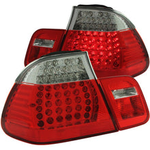 Cargar imagen en el visor de la galería, ANZO 1999-2001 BMW Serie 3 E46 Luces traseras LED rojo/transparente 4 piezas