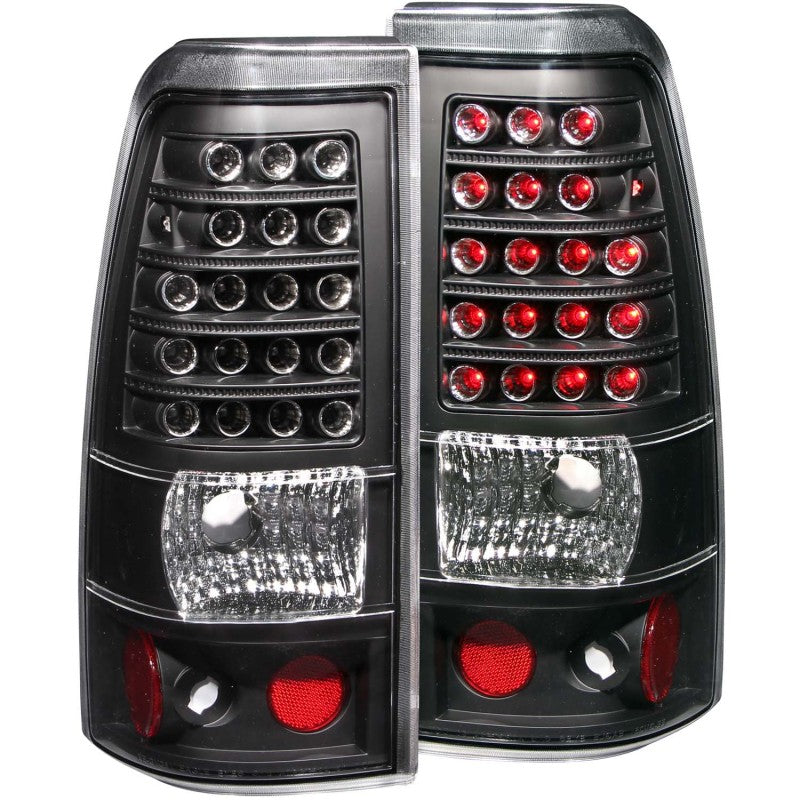 ANZO 1999-2007 Chevrolet Silverado 1500 Luces traseras LED negras