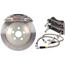 Load image into Gallery viewer, StopTech 10-16 Hyundai Genesis Coupe Front BBK - ST-60 Caliper Silver / 2pc Slotted 355x32mm Rotor