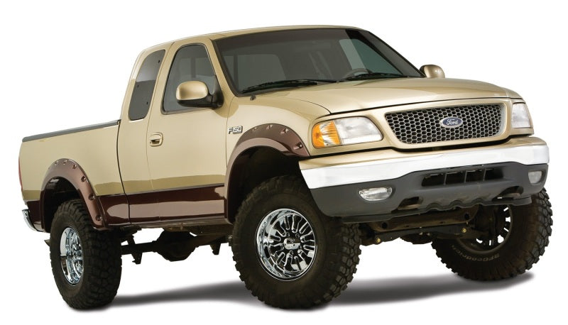 Bushwacker 97-03 Ford F-150 bengalas estilo recortado 2 piezas - negro