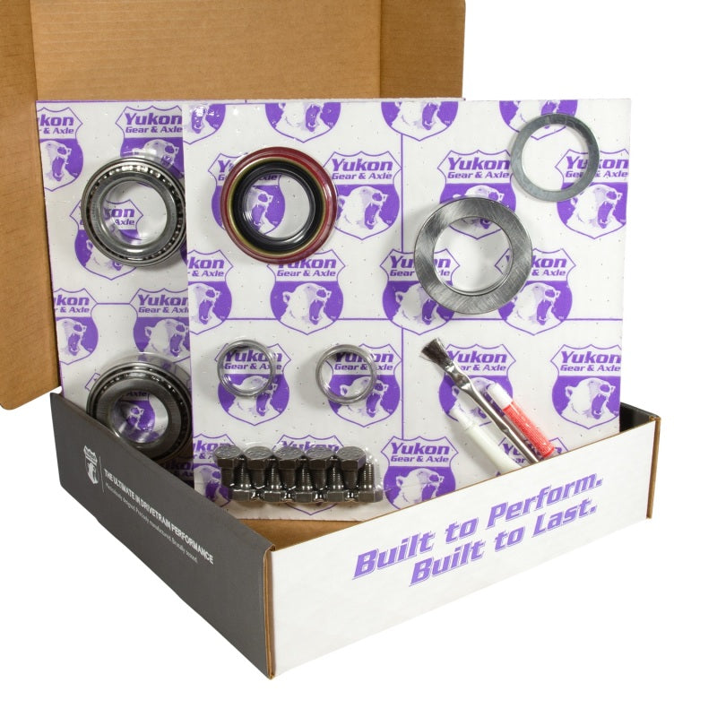 Yukon 8.8in Ford 4.11 Rear Ring & Pinion Install Kit 2.53in OD Axle Bearings and Seals