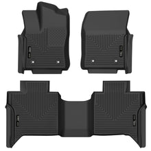 Cargar imagen en el visor de la galería, Husky Liners 2022 Toyota Tundra DC X-ACT Revestimiento del piso del asiento delantero y segundo - Negro