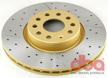 Cargar imagen en el visor de la galería, DBA 06-08 Audi A3 / 10/06+ TT / 10/04-10 VW Golf Rotor delantero perforado y ranurado Street Series