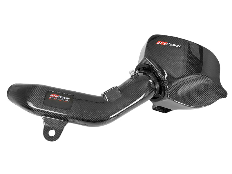 aFe Black Series CAIS de fibra de carbono con filtro Pro 5R 16-18 BMW M2 (F87) L6-3.0L