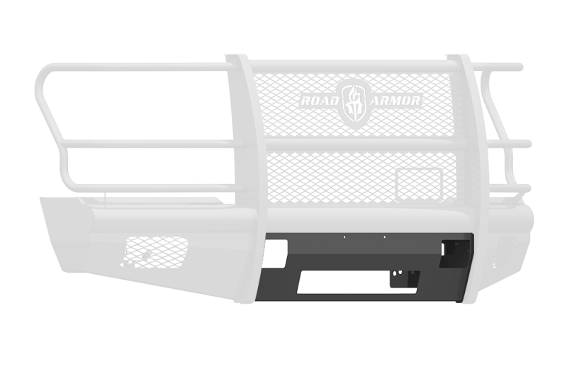 Road Armor 17-20 Ford F-250 Vaquero Placa delantera sin cabrestante Placa sin cabrestante - Tex Blk