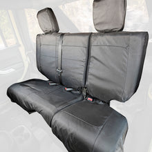 Cargar imagen en el visor de la galería, Rugged Ridge Ballistic Seat Cvr Rear Black 840D 07-10 JK 4Dr