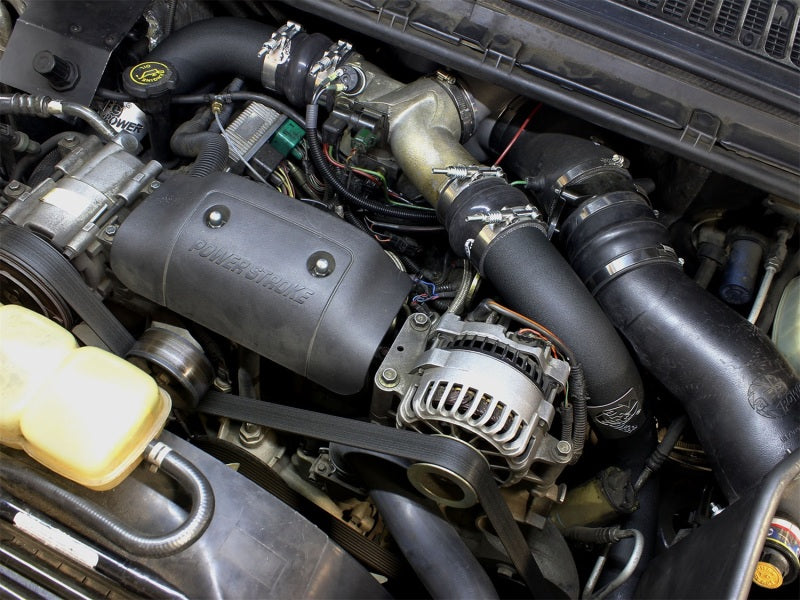 aFe Bladerunner Intercoolers I/C Tubo 3 pulgadas Caliente/Frío Ford F-250/F-350 99-03 V8-7.3L - Negro