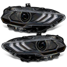 Load image into Gallery viewer, Oracle Lighting 18-23 Ford Mustang Dynamic ColorSHIFT LED Headlights - Black Series SEE WARRANTY
