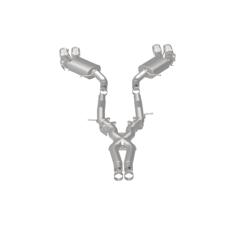 MagnaFlow 2016 Chevy Camaro 6.2L V8 Competition Cat Back con puntas pulidas cuádruples