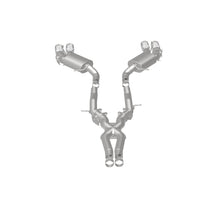 Cargar imagen en el visor de la galería, MagnaFlow 2016 Chevy Camaro 6.2L V8 Competition Cat Back con puntas pulidas cuádruples