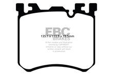 Cargar imagen en el visor de la galería, Pastillas de freno delanteras EBC 10-13 BMW X5M 4.4 Twin Turbo Redstuff