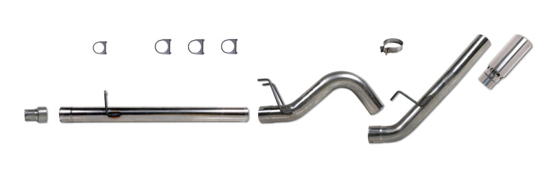 KIT de ojo de diamante 4in DPF-BACK SGL AL 08-09 6 4L F250/F350 PCKGD BX46X14X14OD EL-PL 44inX13 5inX13 5in