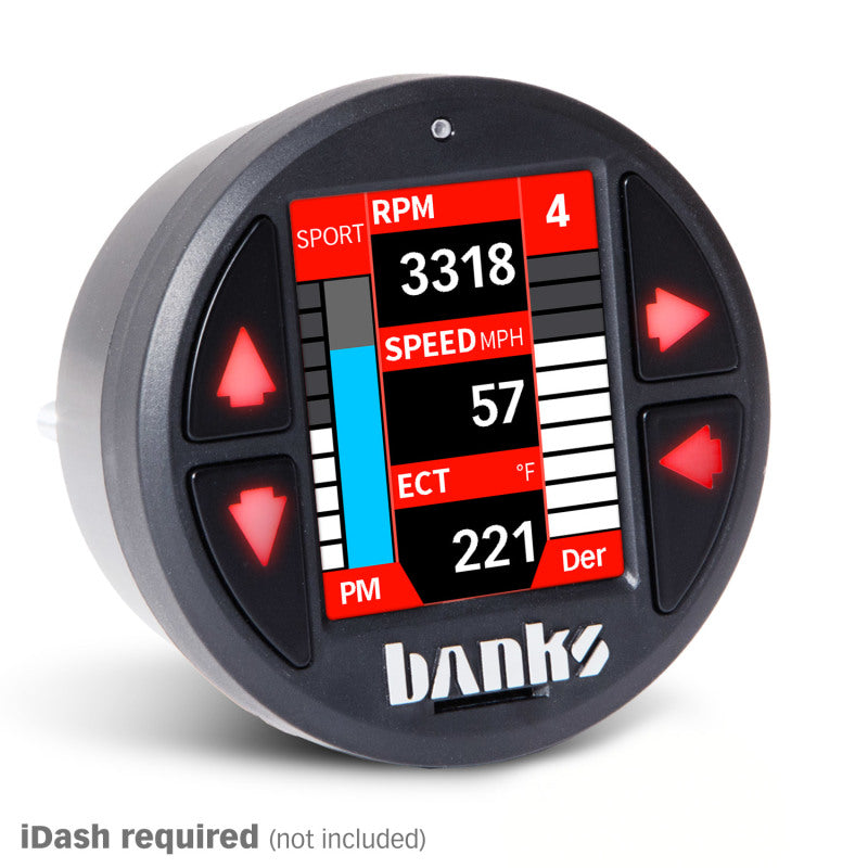 Refuerzo de sensibilidad del acelerador Monster del pedal de potencia de Banks para uso con Exst. iDash-07-19 Ram 2500/3500