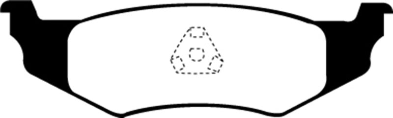 EBC 99-04 Chrysler 300M 3.5 Pastillas de freno traseras Greenstuff