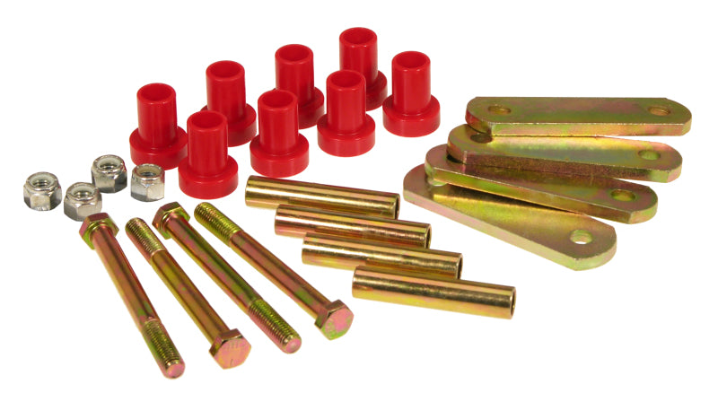 Prothane 63-74 Chrysler A Body HD Bujes de grillete - Rojo