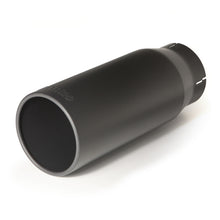 Cargar imagen en el visor de la galería, Kit de puntas de tubo de escape Banks Power - Corte recto redondo SS - Negro - Tubo de 4 pulgadas - 5 pulgadas x 12,5 pulgadas
