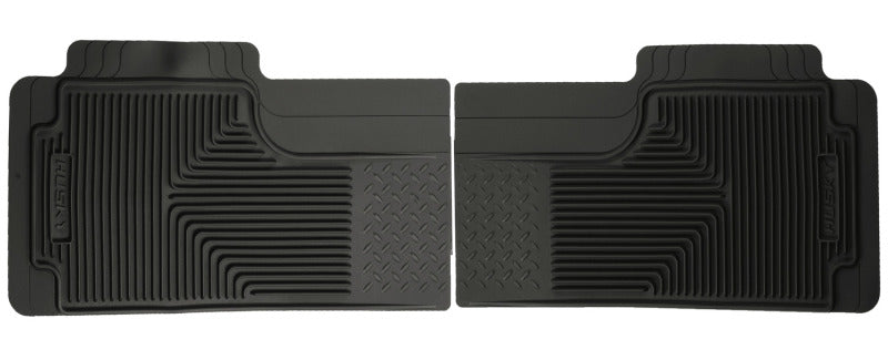 Husky Liners 80-12 Ford F-150/00-05 Ford Excursion Alfombrillas de piso de segunda fila, color negro resistente