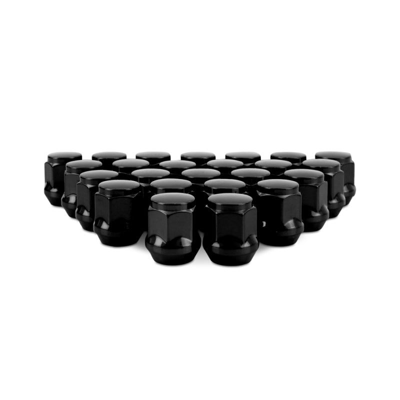 Mishimoto Tuercas Bellota de Acero M14 x 1,5 - Juego de 24 Piezas - Negro