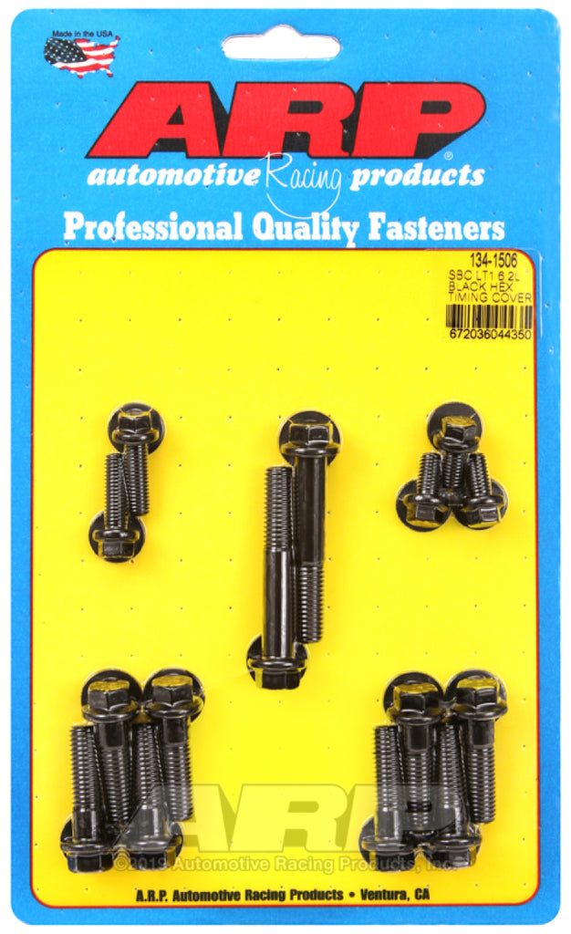 Kit de pernos de cubierta de distribución hexagonal ARP SBC LT1 6.2L