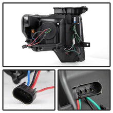 Cargar imagen en el visor de la galería, Spyder Ford F150 09-14 Projector Headlights Halogen Model- Light Bar DRL Chrm PRO-YD-FF15009-LBDRL-C