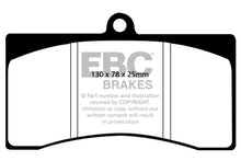 Load image into Gallery viewer, EBC 90-00 Aston Martin Vantage 5.3 (Twin Supercharged)(Alcon) Yellowstuff Front Brake Pads
