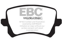 Cargar imagen en el visor de la galería, EBC 15+ Audi Q3 2.0 Turbo Pastillas de Freno Traseras Greenstuff