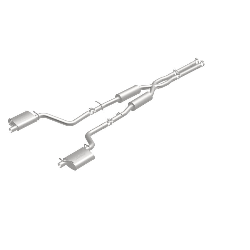 MagnaFlow Cat-Back SS 2.5 pulgadas salida trasera doble dividida (puntas OEM) 15-16 Dodge/Chrysler Charger/300 5.7L V8