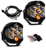 Baja Designs Jeep JL/JT Rubicon Kit de luces LED para parachoques de acero LP6