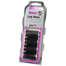 Cargar imagen en el visor de la galería, McGard Hex Lug Nut (Cone Seat) M14X1.5 / 22mm Hex / 1.635in. Length (4-Pack) - Black