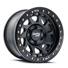 Cargar imagen en el visor de la galería, Dirty Life 9313 Enigma Race 17x9 / 8x165.1 BP / -12mm Offset / 130.8mm Hub Rueda negra mate