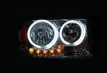 Cargar imagen en el visor de la galería, ANZO 1997-2004 Dodge Dakota Proyector Faros delanteros con Halo Negro 1 pieza
