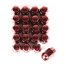 Cargar imagen en el visor de la galería, Rugged Ridge Wheel Lug Nut Set of 20 Red 1/2-20