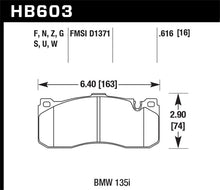 Cargar imagen en el visor de la galería, Pastillas de freno delanteras Hawk BMW 135i HT-10 Race