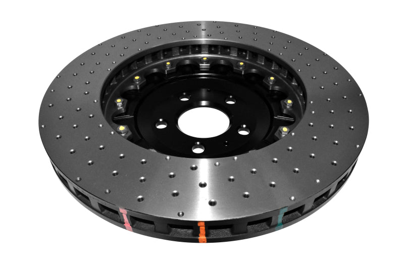 DBA 07-11 Audi S6 Front 5000 Series Rotor perforado en cruz con sombrero negro