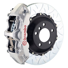 Cargar imagen en el visor de la galería, Brembo 07-13 1500 Sierra Rr GT BBK 4Pis Cast 2pc 380x32 2pc Rotor Ranurado Tipo 3-Plata