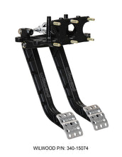 Cargar imagen en el visor de la galería, Wilwood Adjustable-Trubar Dual Pedal - Brake / Clutch - Rev. Swing Mount - 6.25:1