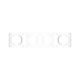Lente de haz puntual transparente LED KC HiLiTES FLEX ERA para barras de luz