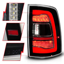 Cargar imagen en el visor de la galería, ANZO 09-18 Dodge Ram 1500 Luces traseras LED secuenciales negras