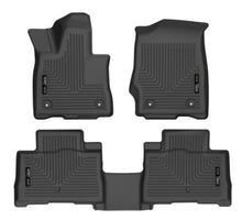 Cargar imagen en el visor de la galería, Husky Liners 20-21 Lincoln Aviator w 2nd Row Bench/Buckets Weatherbeater Front/2nd Seat Liners - BLK