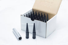 Cargar imagen en el visor de la galería, Wheel Mate Spiked Lug Nuts Set of 32 - Black 14x1.50