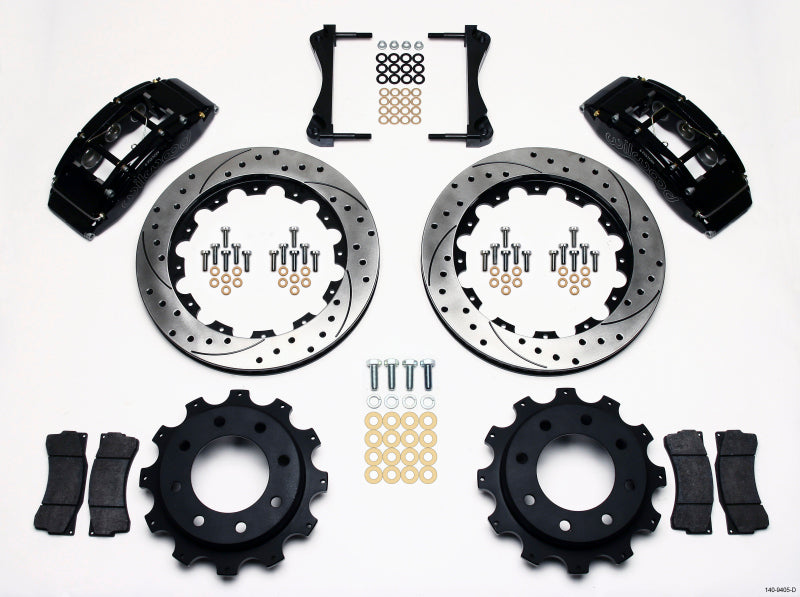 Wilwood TC6R Rear Kit 16.00in Drilled 1999-2010 GM H2 / 2500 4.63 Cntr