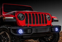 Cargar imagen en el visor de la galería, Oracle Jeep Wrangler JL/Gladiator JT LED Surface Mount Fog Light Halo Kit - White SEE WARRANTY