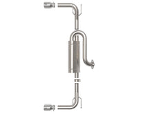 Cargar imagen en el visor de la galería, aFe 19-22 Mazda 3 L4 2.5L Takeda Escape con eje trasero de acero inoxidable 304 de 3 a 2-1/2 pulgadas con punta pulida