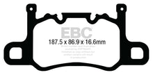 Cargar imagen en el visor de la galería, EBC 13-15 Porsche 911 (991) (solo rotor de hierro fundido) 3.8 GT3 Pastillas de freno traseras Yellowstuff