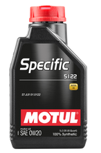 Cargar imagen en el visor de la galería, Motul 1L OEM Synthetic Engine Oil ACEA A1/B1 Specific 5122 0W20