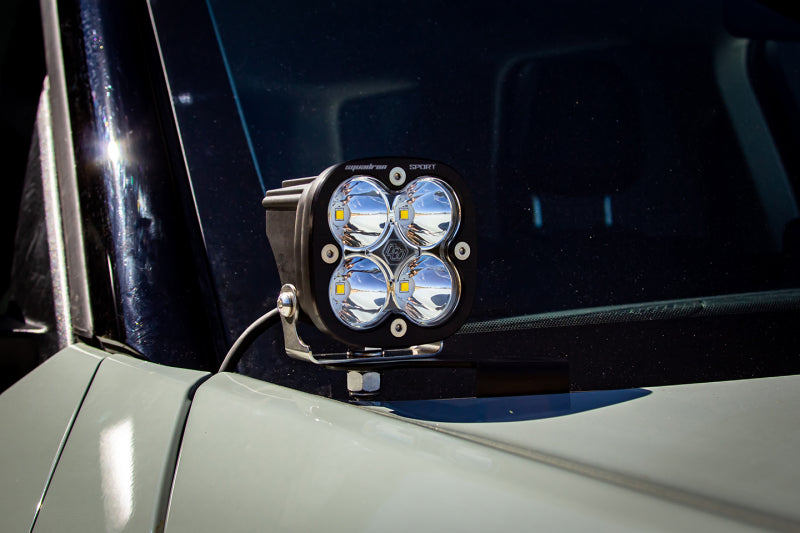 Baja Designs 21+ Ford Bronco Sport Squadron Pro Spot Cápsulas de luz LED - Transparente