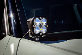 Baja Designs 21+ Ford Bronco Sport Squadron Pro Spot Cápsulas de luz LED - Transparente