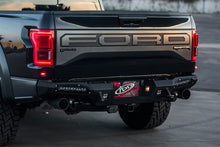 Cargar imagen en el visor de la galería, Addictive Desert Designs 17-18 Ford F-150 Raptor HoneyBadger Rear Bumper w/ 10in SR LED Mounts